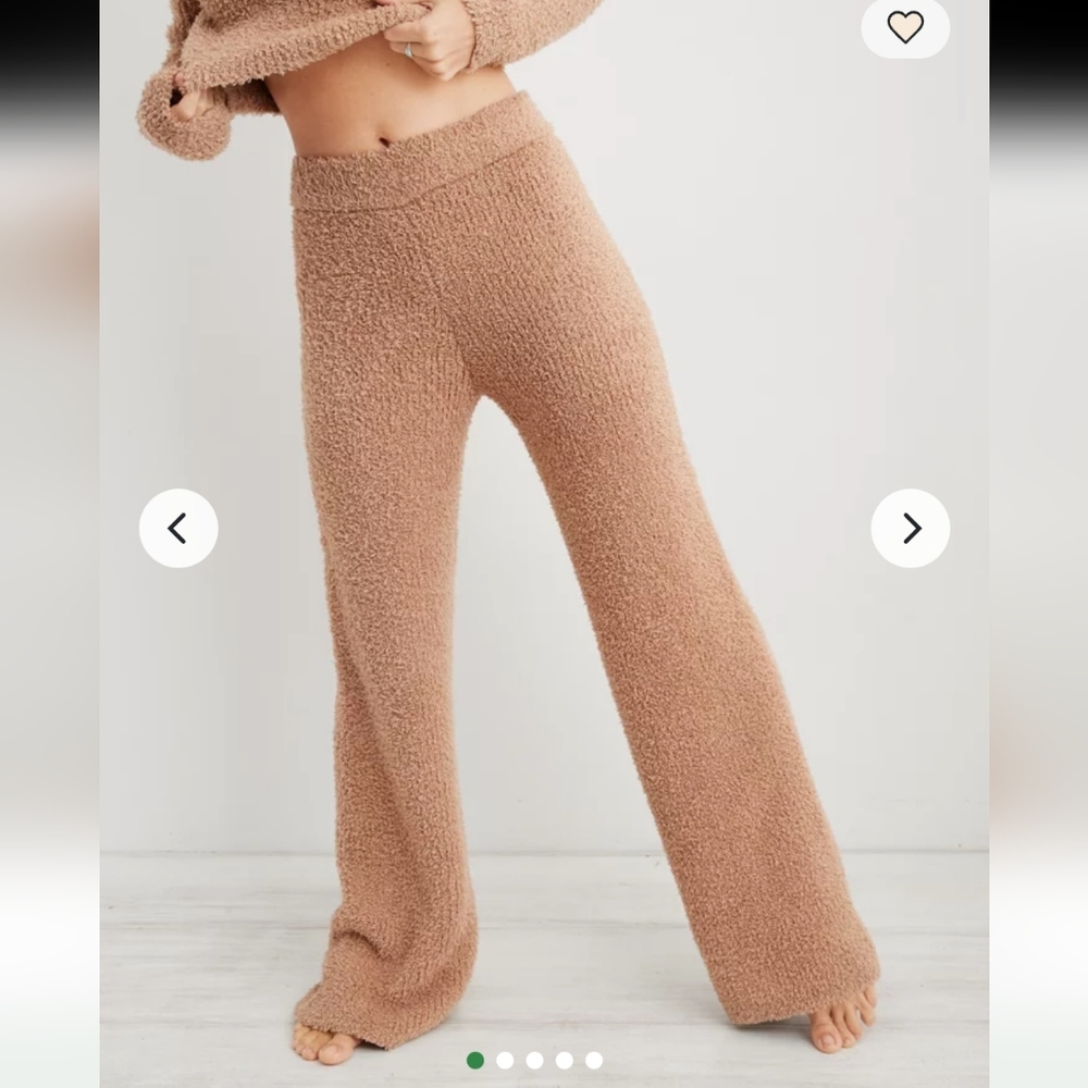 Aerie marshmallow pant- Cappuccino Super soft Sz.L